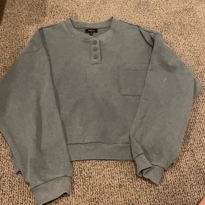 PacSun bluish sweatshirt w pocket